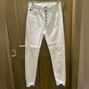 White skinny jeans from KanCan